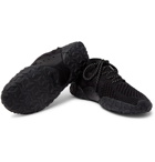 adidas Originals - F/22 Suede-Trimmed Primeknit Sneakers - Men - Black