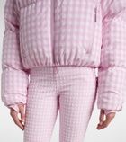 Cordova Cortina gingham down ski jacket