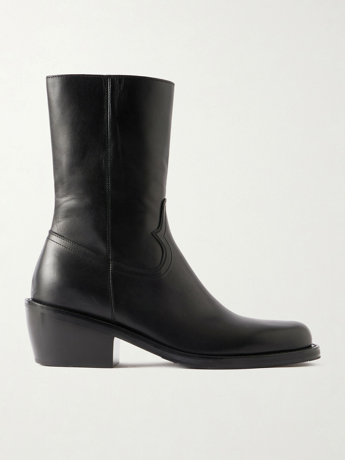 Dries Van Noten - Leather Boots - Black