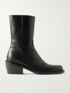 Dries Van Noten - Leather Boots - Black
