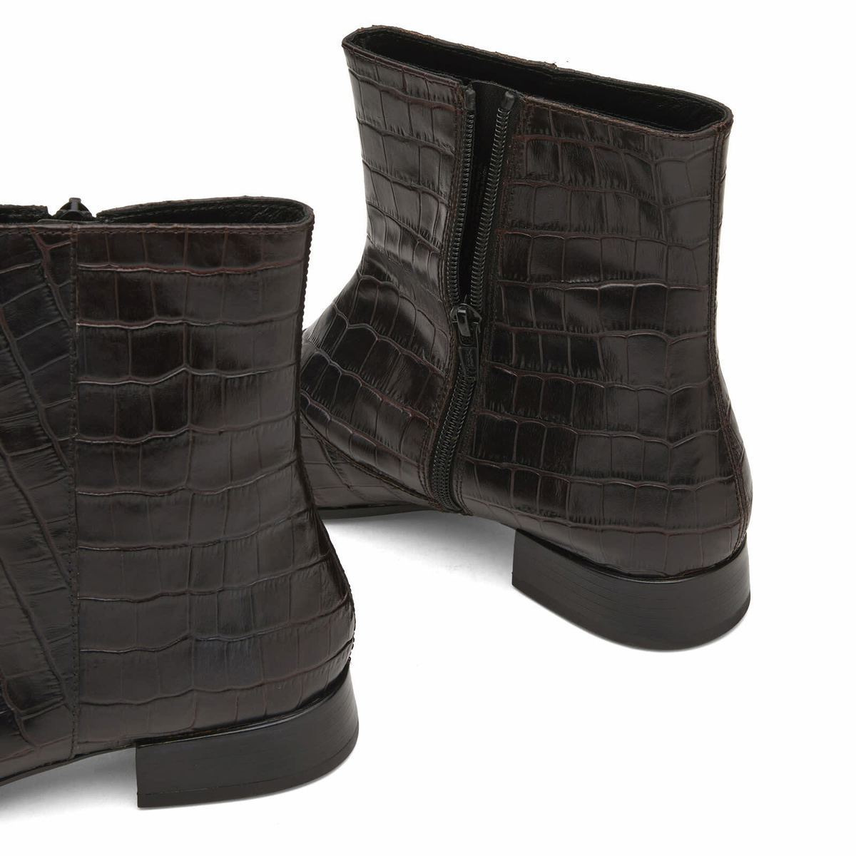 Vagabond Shoemakers Women's Mona Croc Boots in Brown