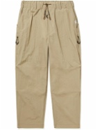 Comfy Outdoor Garment - Wide-Leg Nylon-Ripstop Trousers - Neutrals