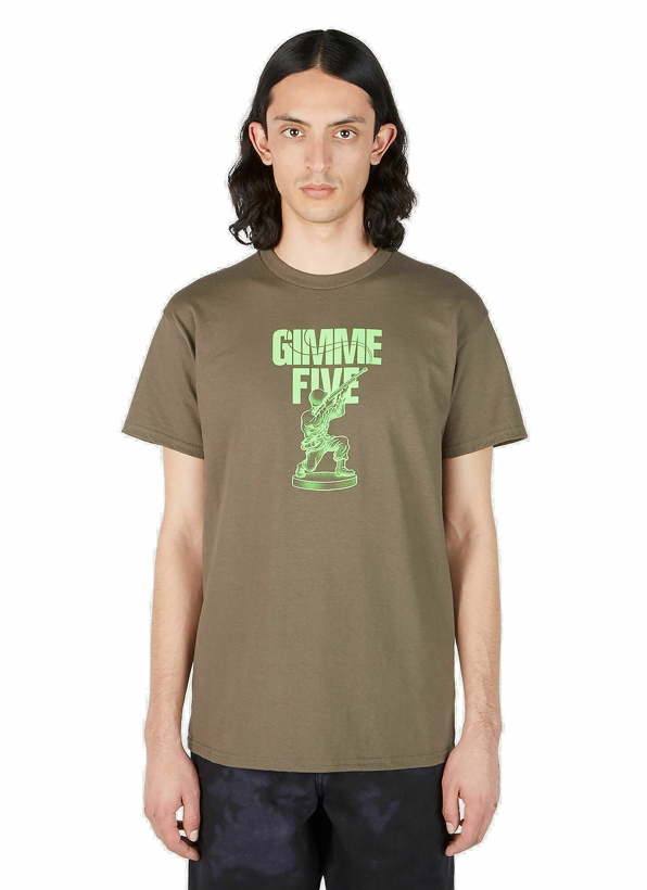 Photo: Gimme 5  - Soldier T-Shirt in Khaki