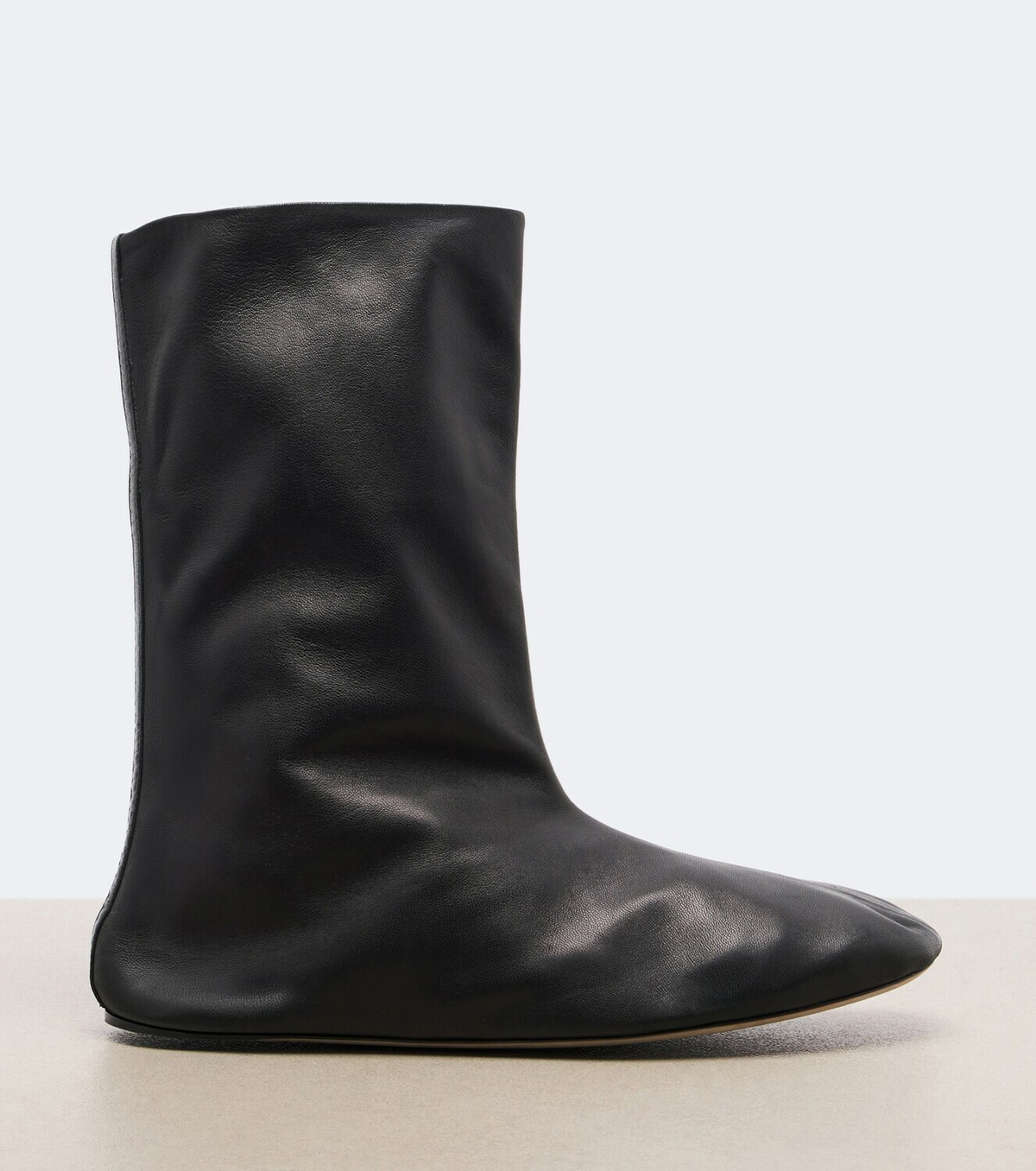 The Row Esther leather mid-calf boots