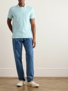 Club Monaco - Johnny Stretch-Cotton Piqué Polo Shirt - Blue
