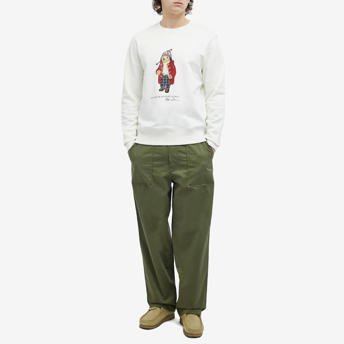 Polo Ralph Lauren Men's Holiday Bear Crew Sweatshirt in