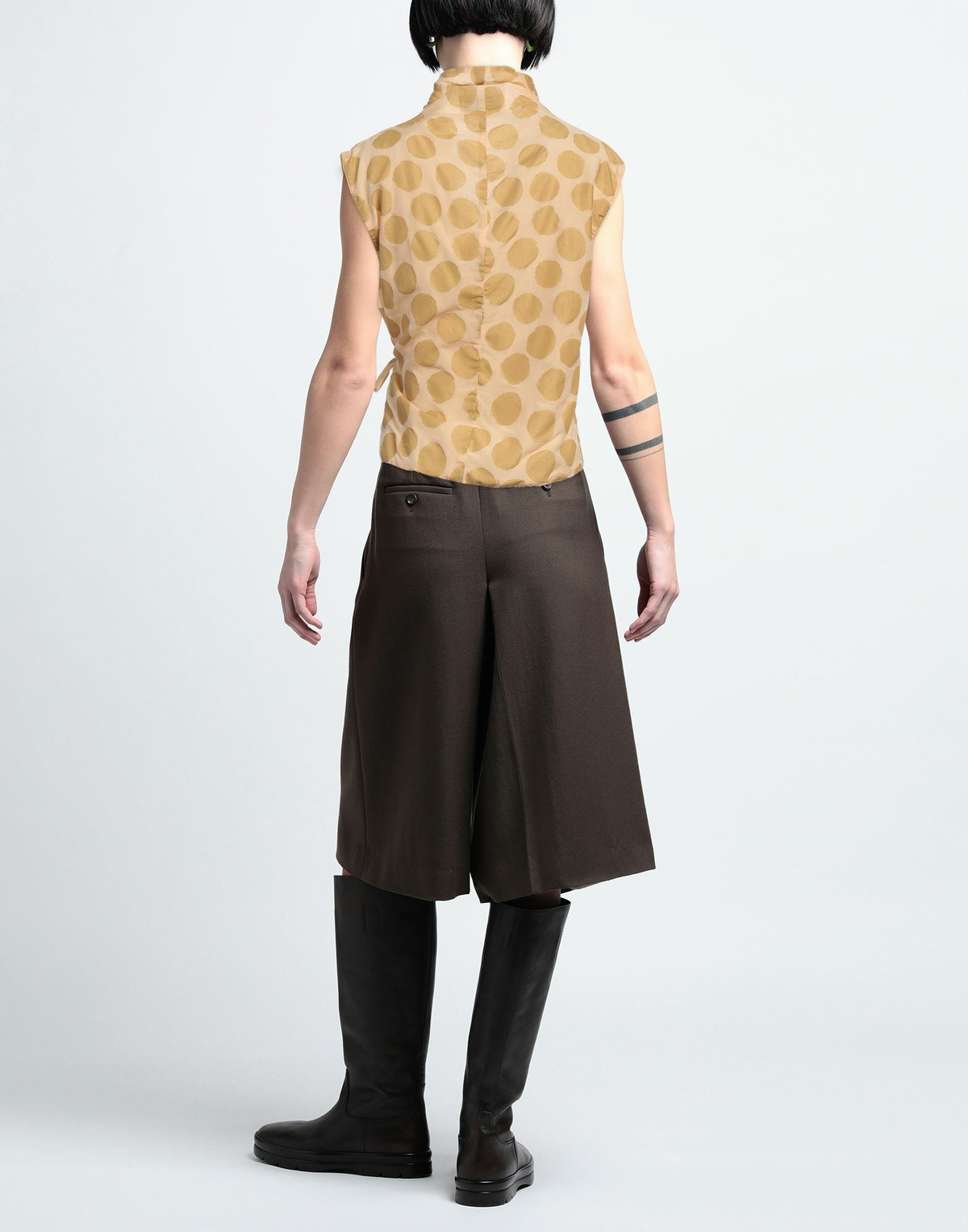 Alessia Santi Womens Top in Beige