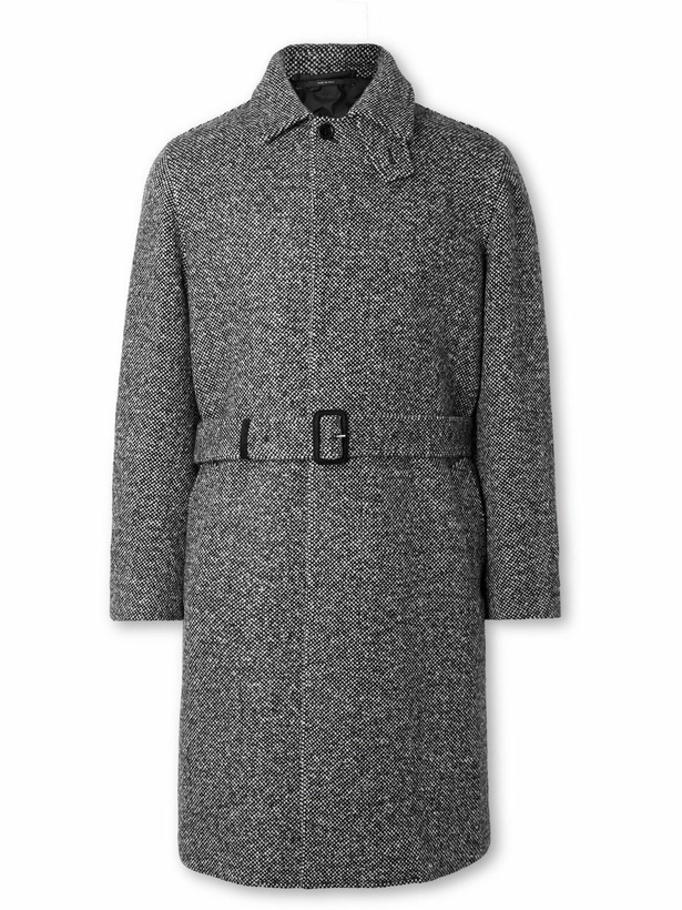 Photo: Dunhill - Belted Wool and Cashmere-Blend Coat - Gray
