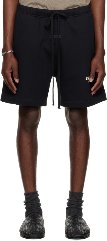 Photo: Fear of God ESSENTIALS Black Classic Sweat Shorts