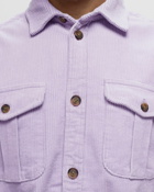 Les Deux Kody Heavy Corduroy Overshirt Purple - Mens - Longsleeves