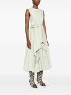 Marques'Almeida Wrinkled Cotton Midi Dress