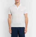 Vilebrequin - Pyramid Slim-Fit Linen-Jersey Polo Shirt - Men - White