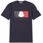 Moncler Men's Box Logo T-Shirt in Navy