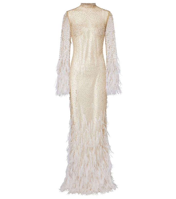 Clio Peppiatt Mimosa beaded sequined gown Clio Peppiatt Clio Peppiatt Mimosa beaded sequined gown Clio Peppiatt