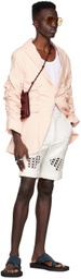 Tokyo James White Lace Shorts