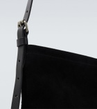 Dries Van Noten Suede messenger bag