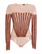 Elisabetta Franchi Womens Bodysuit in Pink
