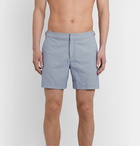 Orlebar Brown - Bulldog X Pensacola Mid-Length Jacquard Swim Shorts - Blue