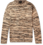 Joseph - Oversized Mélange Cotton and Wool-Blend Sweater - Men - Camel