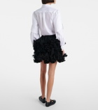 Noir Kei Ninomiya Tulle miniskirt