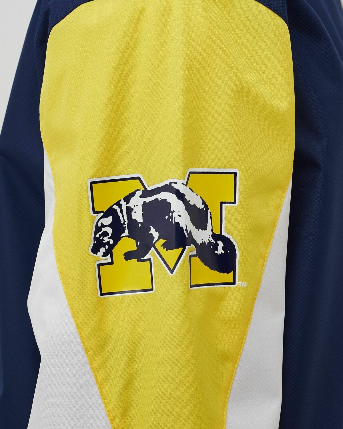 Mitchell & Ness Ncaa Throw It Back Full Zip Windbreaker Michigan Blue - Mens - Team Jackets/Windbreaker