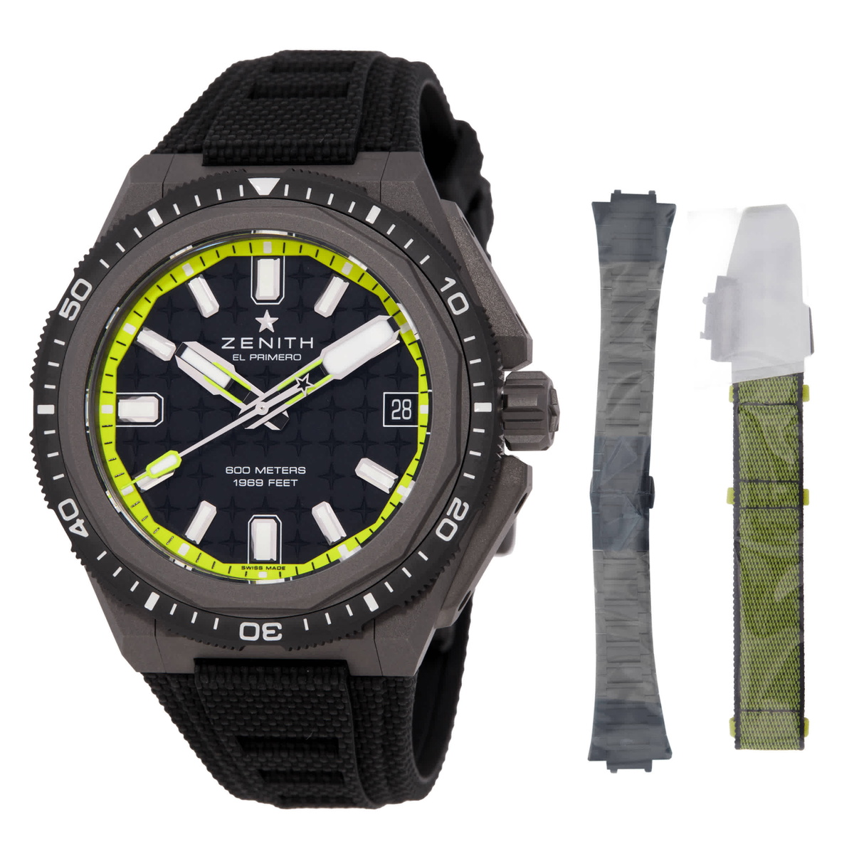 Zenith Defy Extreme Diver Automatic Black Dial Watch 97.9600.3620/21.I300
