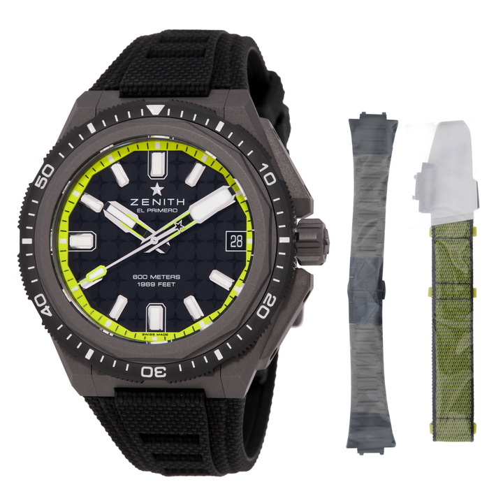 Photo: Zenith Defy Extreme Diver Automatic Black Dial Watch 97.9600.3620/21.I300
