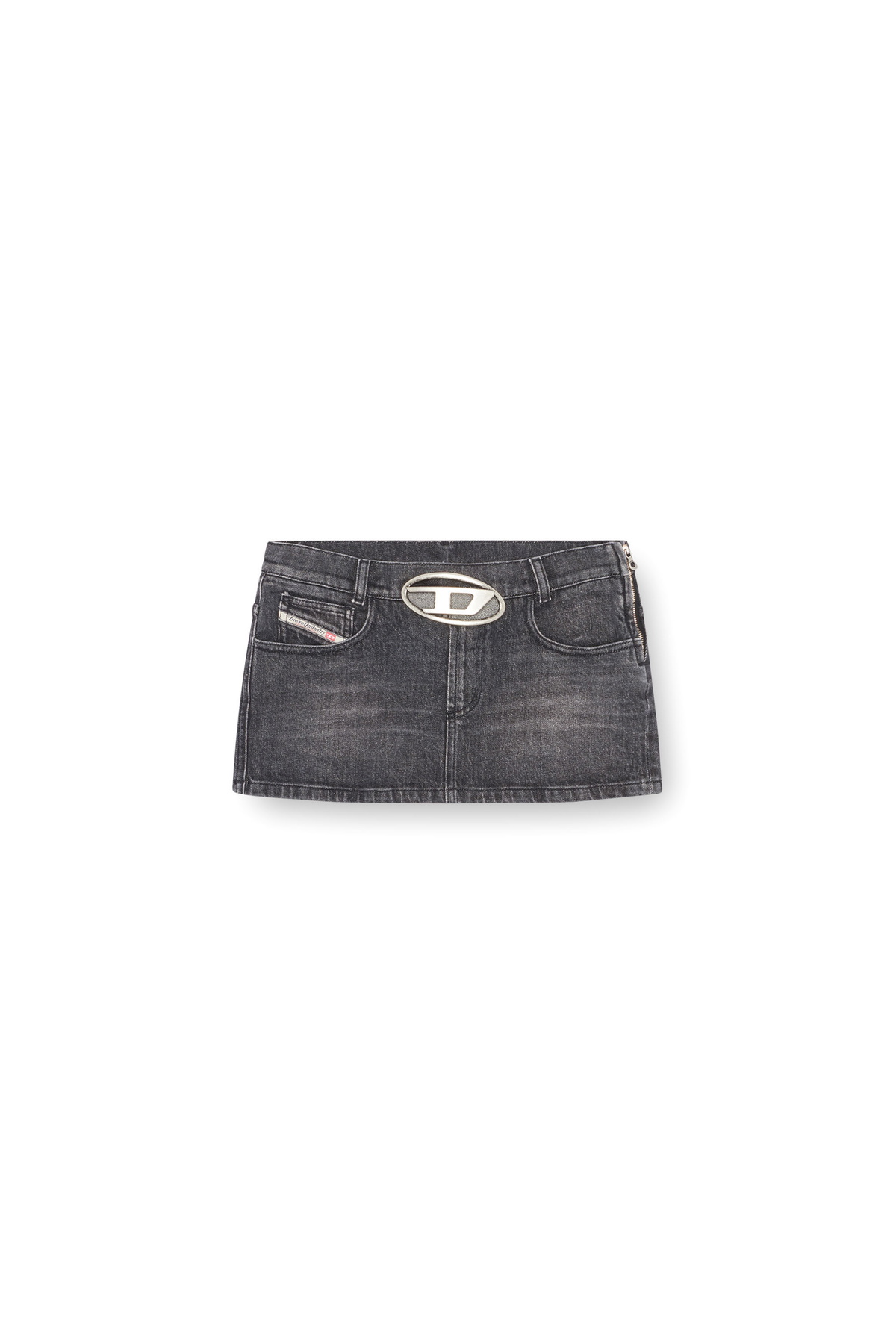 Diesel Mini skirt in denim - Skirts Womens in Black