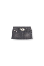 Diesel Mini skirt in denim - Skirts Womens in Black