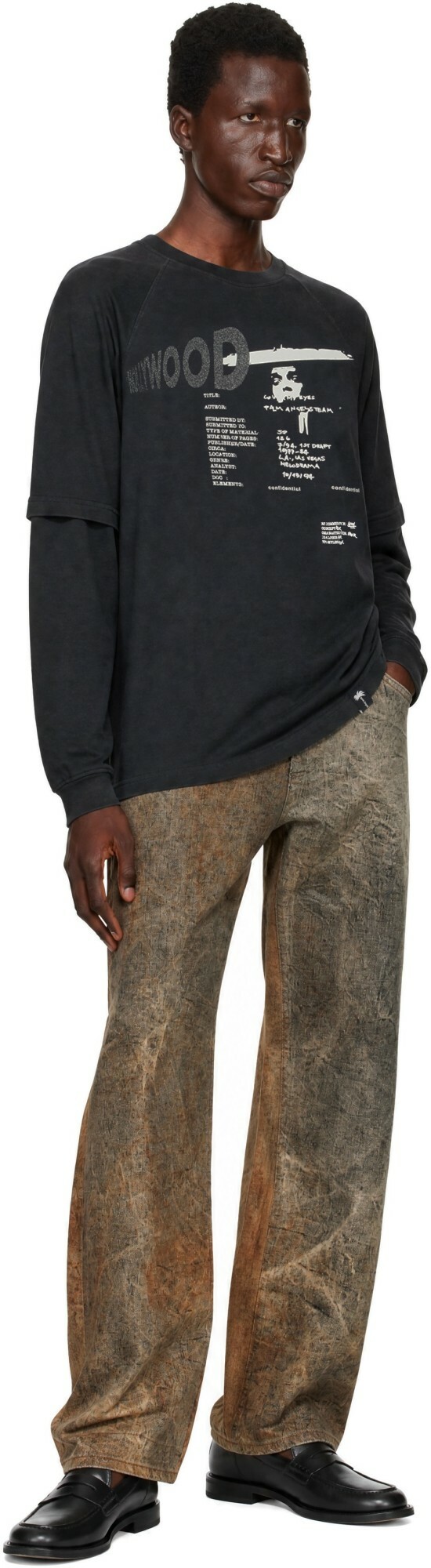 AGOLDE Brown Afton Jeans