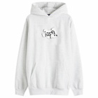 Lo-Fi Men's Broken Logo Hoodie in Ash