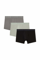 Diesel Three-pack boxer briefs in stretch cotton - Boxer briefs Mens in Multicolor