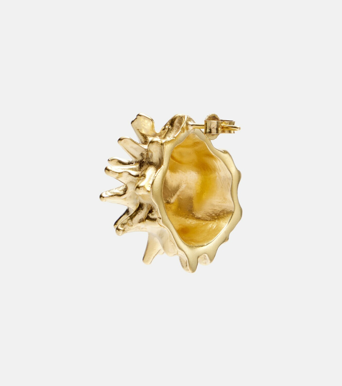 Ysso Sea Urchin 24kt gold-plated earrings