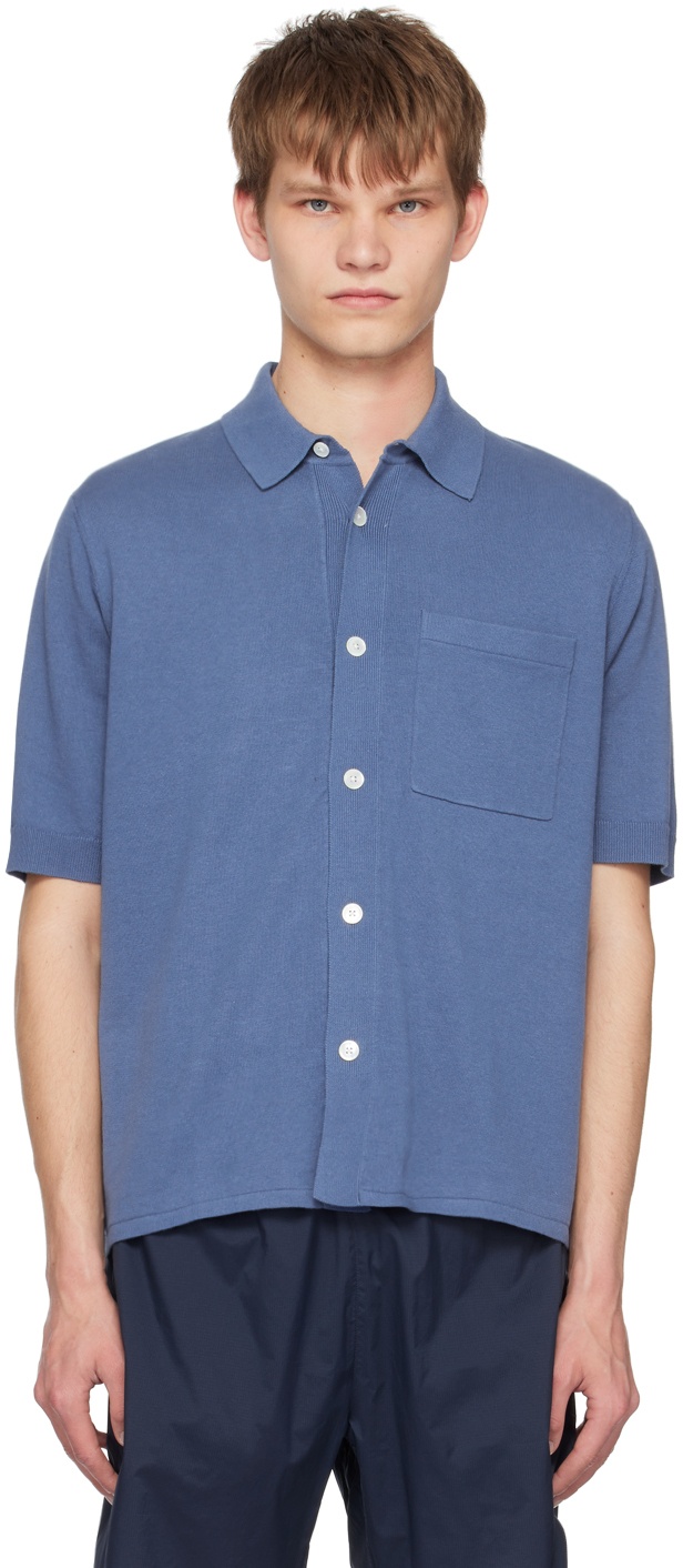 NORSE PROJECTS Blue Rollo Shirt Norse Projects