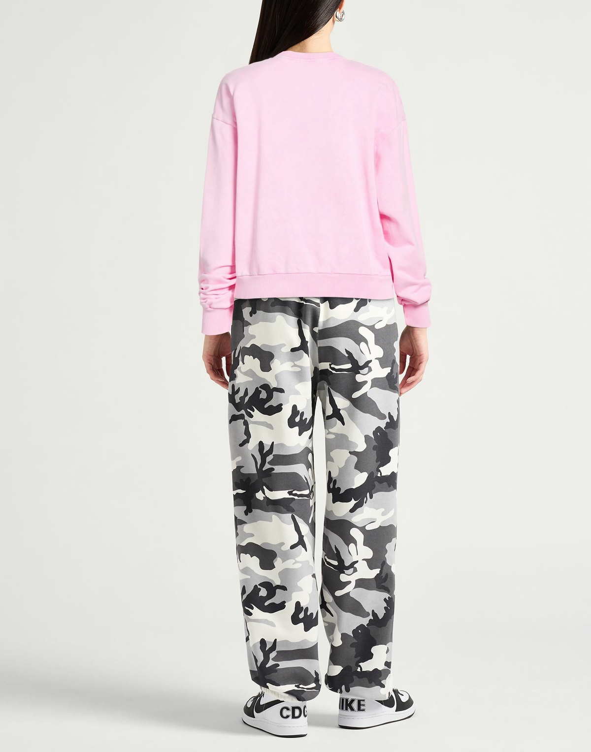 Shoe Womens Sweatshirt in Pink