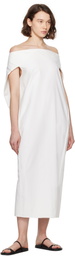 The Row Off-White Anitas Midi Dress