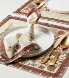 Etro Fleur printed cotton placemats and napkins set