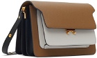 Marni Brown & Gray Medium Trunk Shoulder Bag