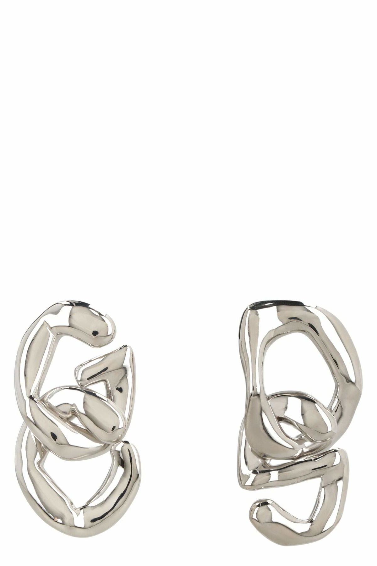 GCDS White Faux-Fur Logo Slippers GCDS GCDS White Faux-Fur Logo Slippers GCDS