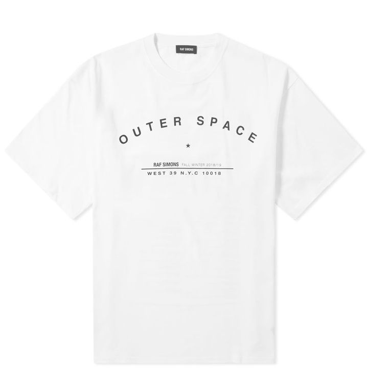 Photo: Raf Simons Tour Tee White