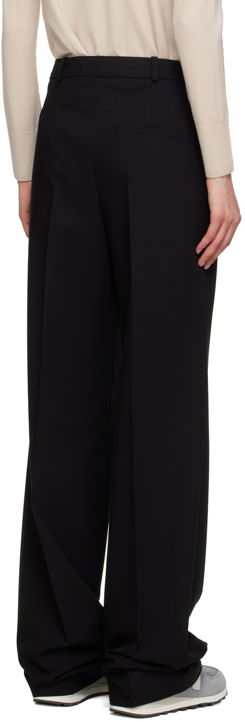 Hugo Black Pleated Trousers
