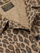 Wacko Maria - Leopard-Print Cotton-Ripstop Overshirt - Neutrals