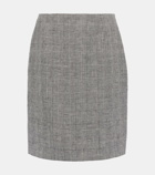 Blazé Milano Coci checked linen pencil skirt