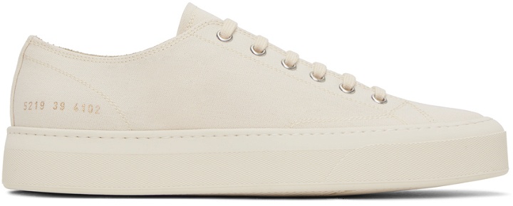 Photo: Common Projects Off-White Tournament Low Sneakers