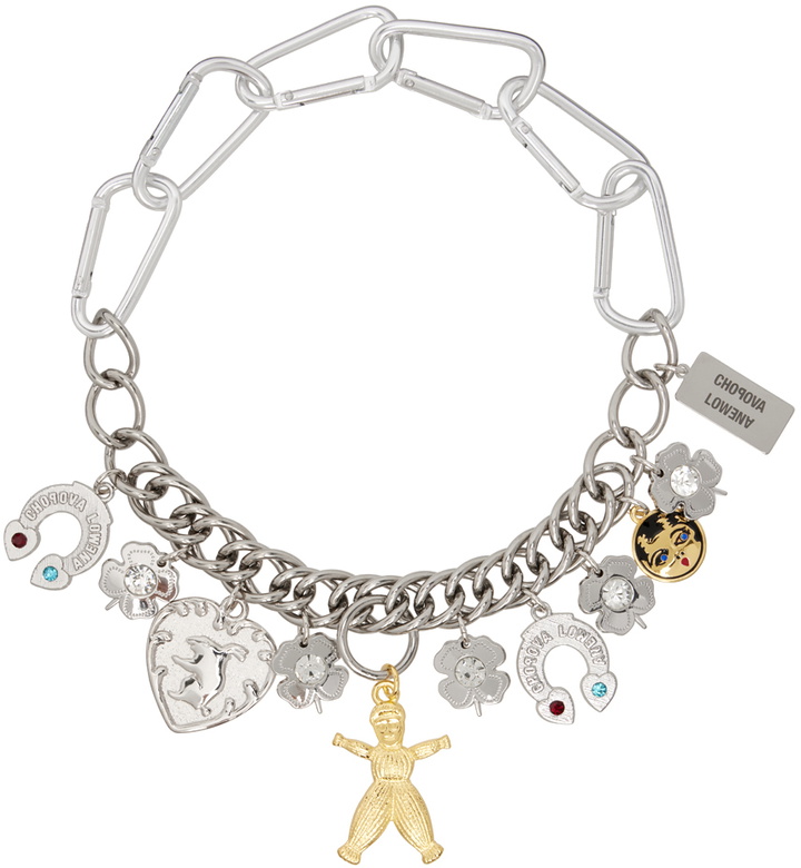 Photo: Chopova Lowena Silver Classic Charm Necklace