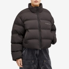 Alexander Wang Women's Cropped Puffer Coat in Black