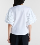 Noir Kei Ninomiya Ruffled cotton T-shirt