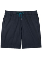 PS Paul Smith Sport Cotton Poplin Shorts Navy