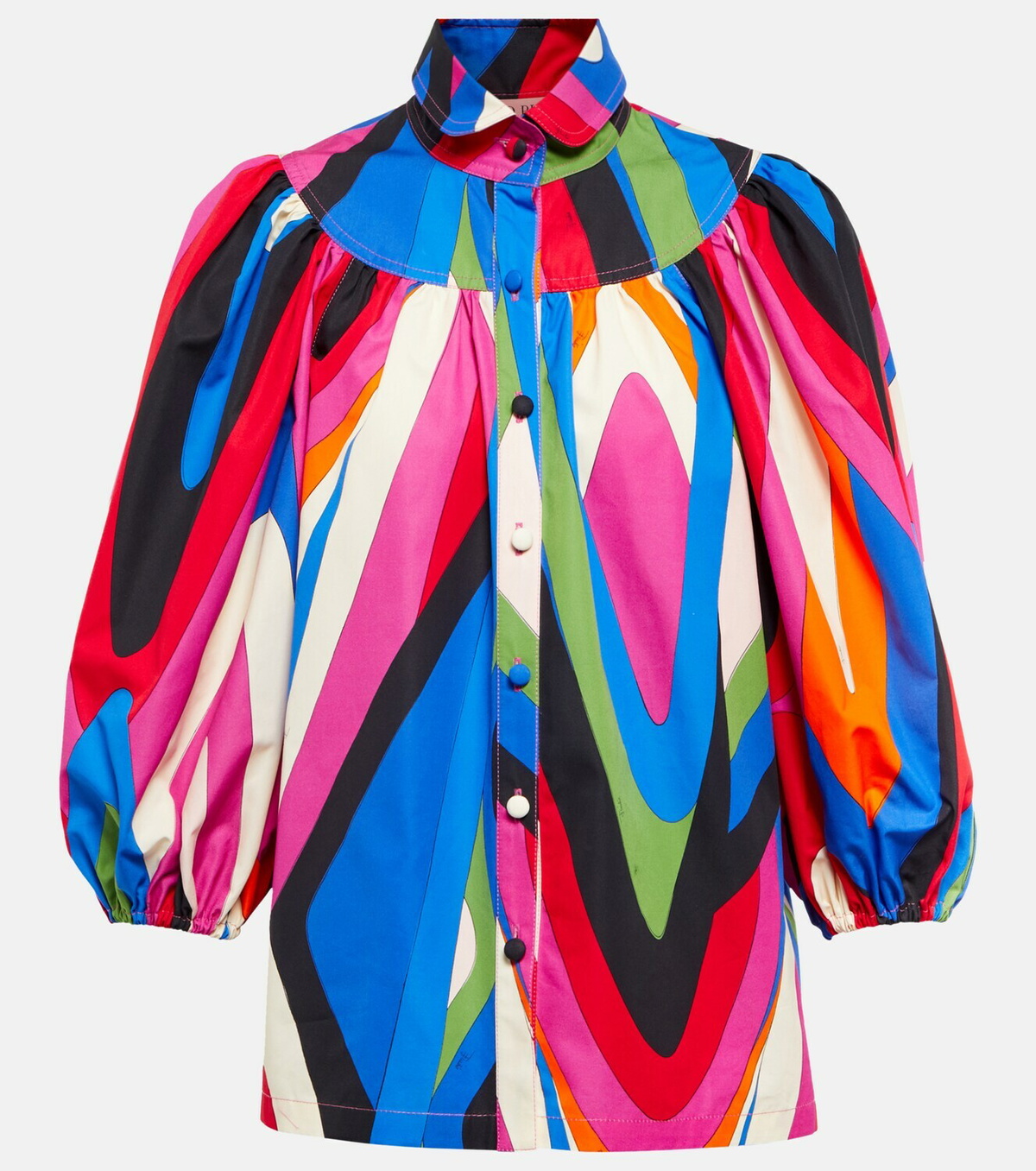 Pucci Printed cotton blouse Emilio Pucci