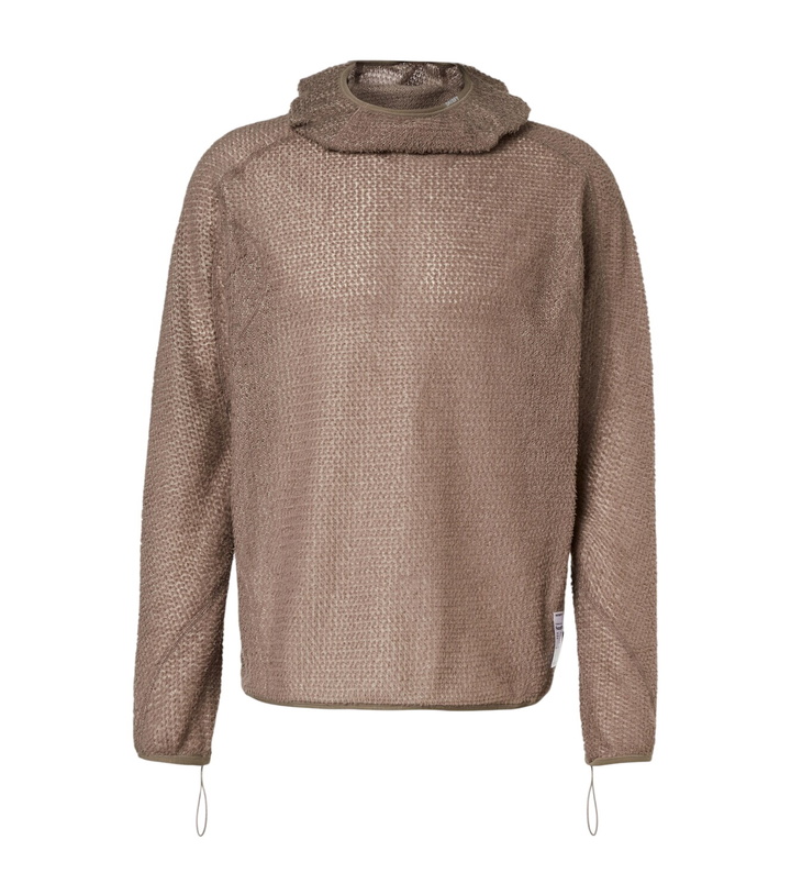 Photo: Satisfy Knitted hoodie
